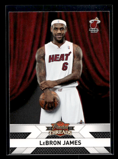2010-11 Panini Threads #138 LeBron James (Miami Heat)
