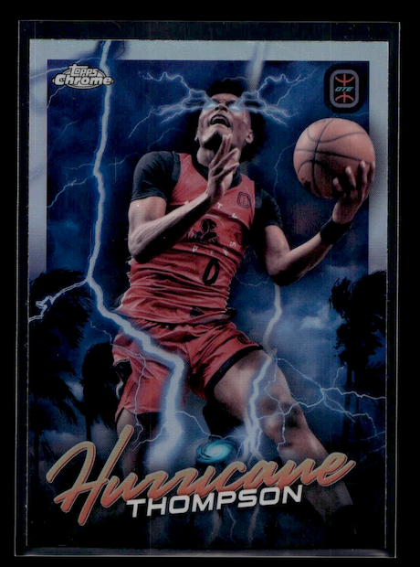 2022-23 Topps Chrome Overtime Elite Hurricane #H2 Ausar Thompson (Detroit Pistons)