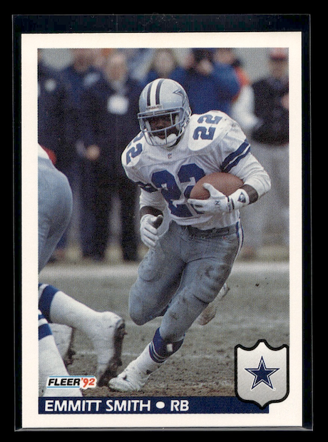 1992 Fleer #89 Emmitt Smith (Dallas Cowboys)