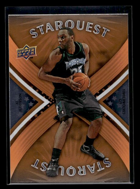 2008-09 Upper Deck Starquest Copper #SQ18 Al Jefferson (Minnesota Timberwolves)