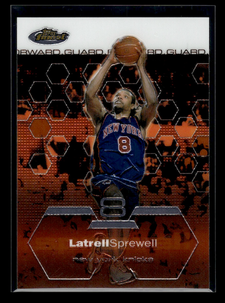 2002-03 Finest #84 Latrell Sprewell (New York Knicks)