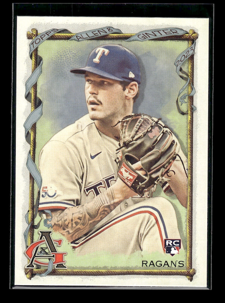 2023 Topps Allen and Ginter #14 Cole Ragans Rookie (Texas Rangers)