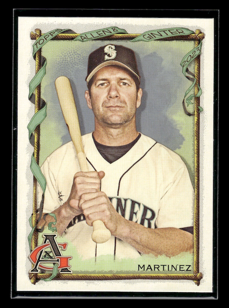2023 Topps Allen and Ginter #302 Edgar Martinez SP (Seattle Mariners)