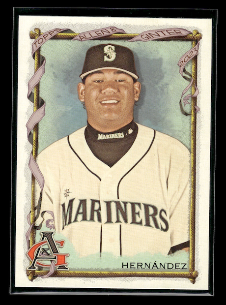2023 Topps Allen and Ginter #343 Felix Hernandez SP (Seattle Mariners)