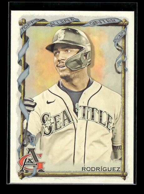 2023 Topps Allen and Ginter #3 Julio Rodriguez (Seattle Mariners)