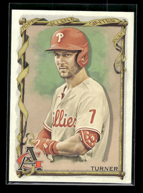 2023 Topps Allen and Ginter #66 Trea Turner (Philadelphia Phillies)