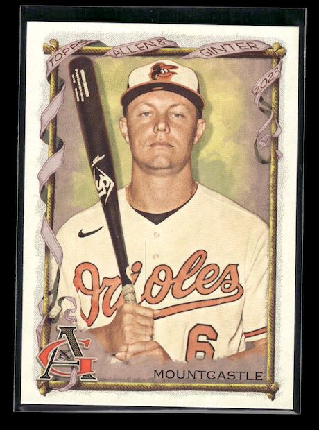 2023 Topps Allen and Ginter #32 Ryan Mountcastle (Baltimore Orioles)