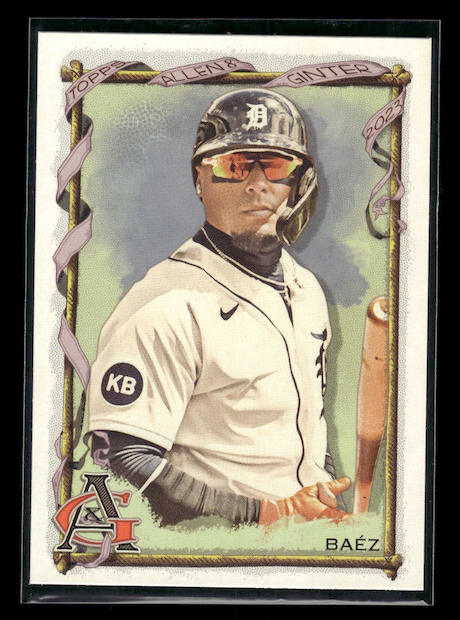 2023 Topps Allen and Ginter #369 Javier Baez SP (Detroit Tigers)