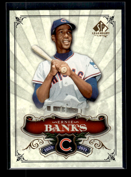 2006 SP Legendary Cuts #47 Ernie Banks (Chicago Cubs)