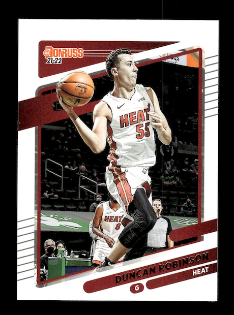 2021-22 Donruss #107 Duncan Robinson (Miami Heat)