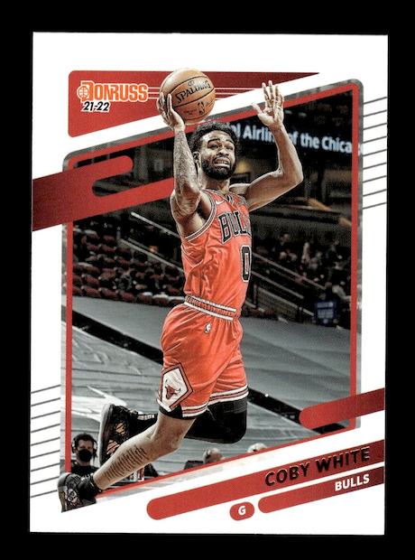 2021-22 Donruss #165 Coby White (Chicago Bulls)