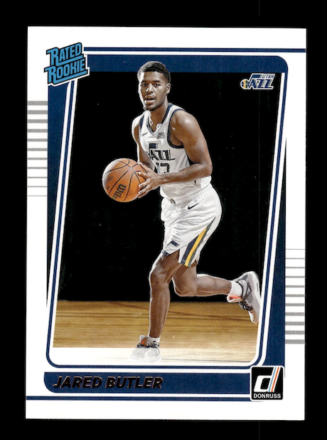 2021-22 Donruss #249 Jared Butler Rated Rookie (Utah Jazz)