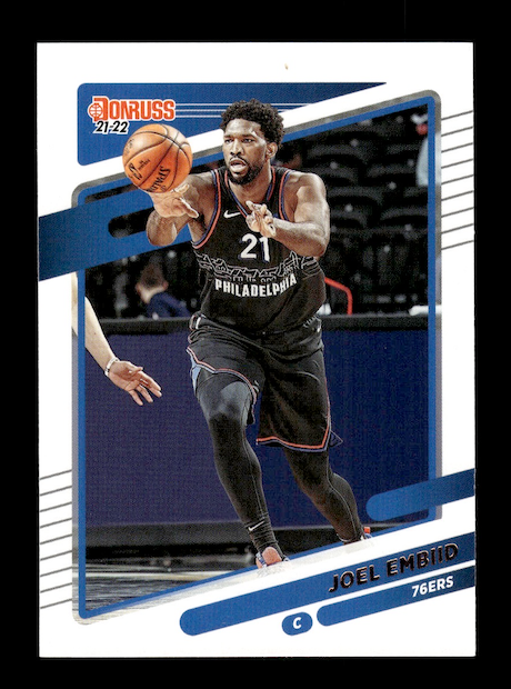 2021-22 Donruss #1 Joel Embiid (Philadelphia 76ers)