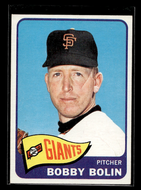 1965 Topps #341 Bob Bolin (San Francisco Giants)