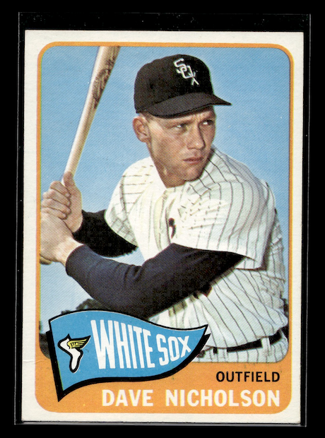 1965 Topps #183 Dave Nicholson (Chicago White Sox)