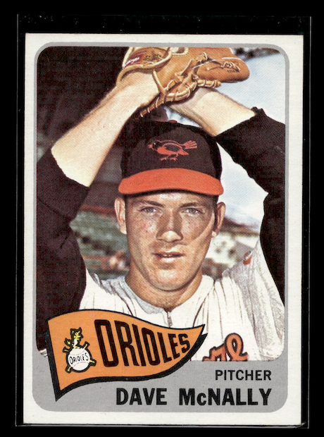 1965 Topps #249 Dave McNally (Baltimore Orioles)