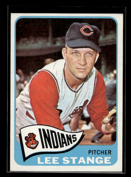 1965 Topps #448 Lee Stange (Cleveland Indians)