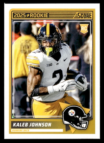 2025 Score Rookies #12 Kaleb Johnson (Pittsburgh Steelers)