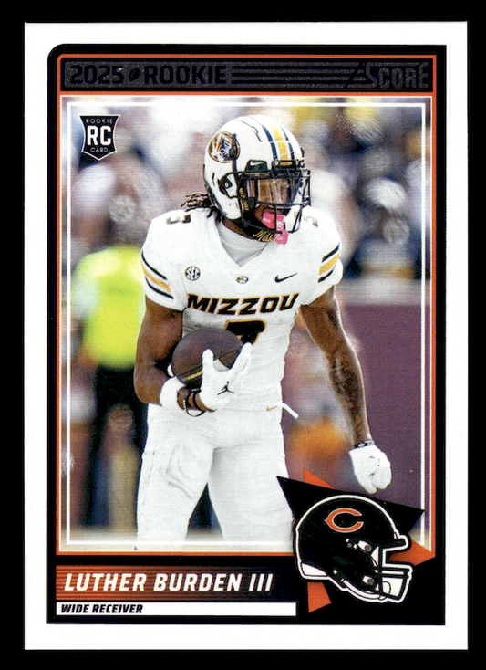 2025 Score Rookies #18 Luther Burden III (Chicago Bears)