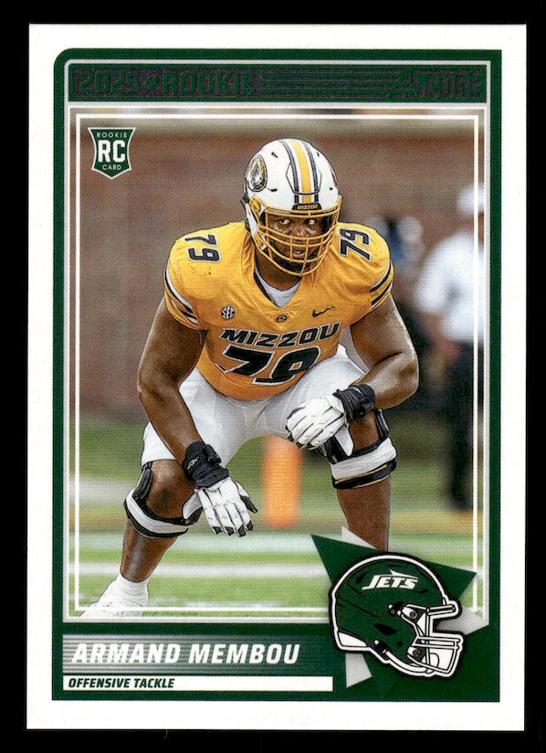 2025 Score Rookies #70 Armand Membou (New York Jets)