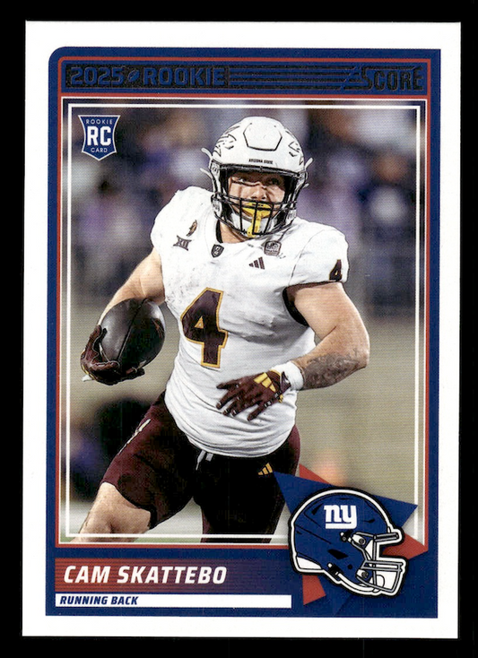 2025 Score Rookies #1 Cam Skattebo (New York Giants)
