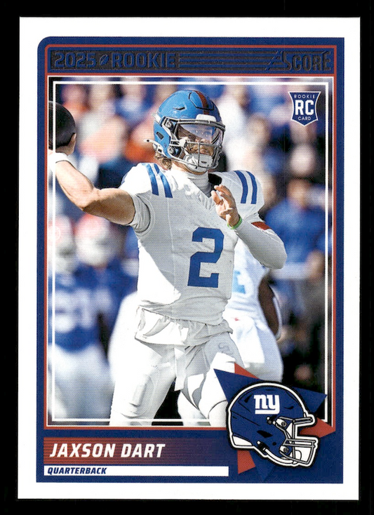 2025 Score Rookies #35 Jaxson Dart (New York Giants)