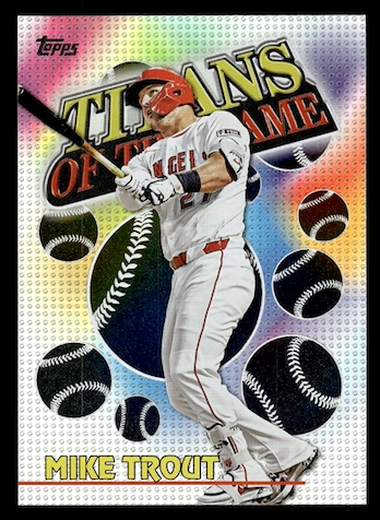 2026 Topps Titans of The Game #TOG2 Mike Trout (Los Angeles Angels)