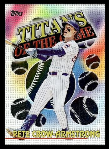2026 Topps Titans of The Game #TOG13 Pete Crow-Armstrong (Chicago Cubs)