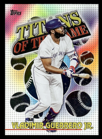 2026 Topps Titans of The Game #TOG17 Vladimir Guerrero Jr. (Toronto Blue Jays)