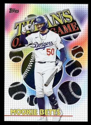 2026 Topps Titans of The Game #TOG8 Mookie Betts (Los Angeles Dodgers)