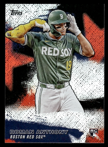2026 Topps Stars of MLB Rookie (RC) #SMLB25  Roman Anthony (Boston Red Sox)