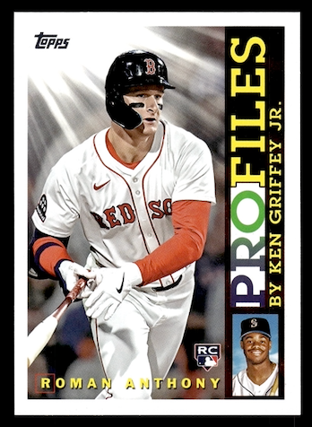2026 Topps Profiles Rookie (RC) #TP23 Roman Anthony (Boston Red Sox)