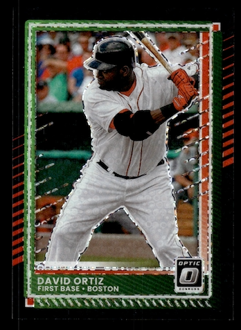 2025 Donruss Optic Black Pandora #61 David Ortiz (Boston Red Sox)