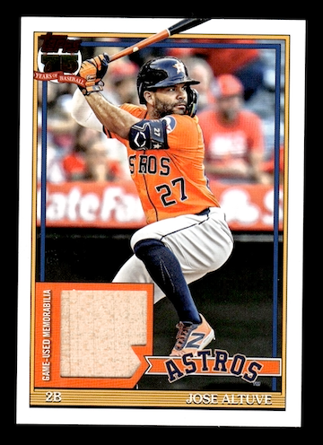 2026 Topps '91 Topps Relics #91RJA Jose Altuve (Houston Astro)