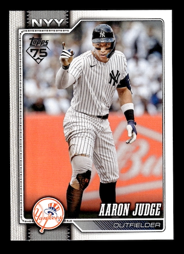 2026 Topps #1 Aaron Judge (New York Yankees)