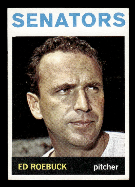 1964 Topps #187 Ed Roebuck (Washington Senators) NM