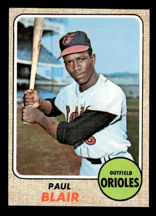 1968 Topps #135 Paul Blair Baltimore Orioles) EX-MT+