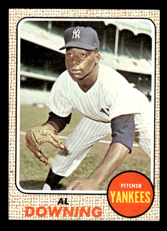 1968 Topps #105 Al Downing (New York Yankees) EX-MT
