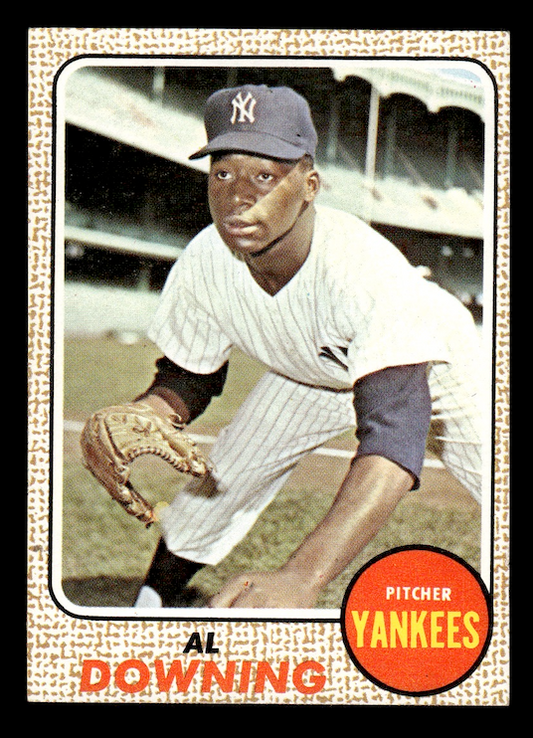 1968 Topps #105 Al Downing (New York Yankees) EX-MT