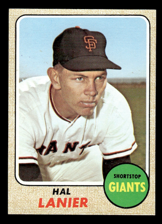 1968 Topps #436 Hal Lanier (San Francisco Giants) NM