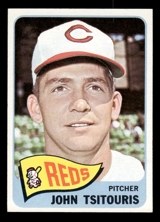 1965 Topps #221 John Tsitouris (Cincinnati Reds) EX-MT