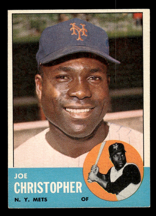 1963 Topps #217 Joe Christopher (New York Mets) EX-MT+
