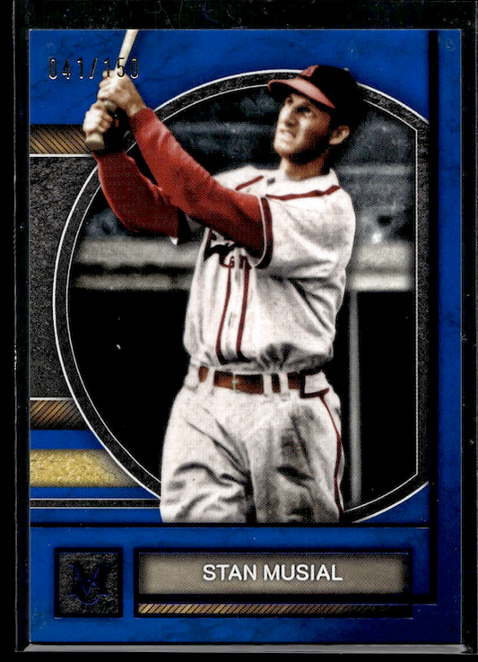 2025 Topps Museum Collection Sapphire #29 Stan Musial #'d /150 (Cardinals)