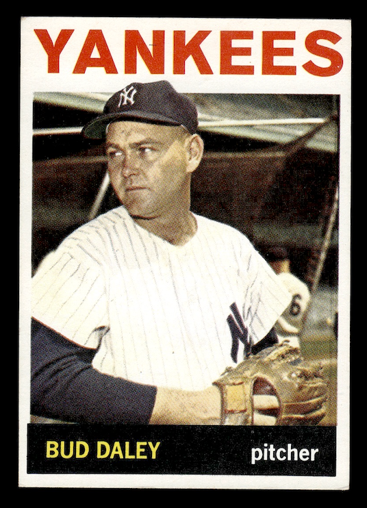 1964 Topps #164 Bud Daley (New York Yankees) NM
