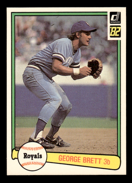1982 Donruss #34 George Brett (Kansas City Royals) NM