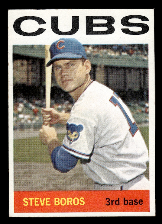 1964 Topps #131 Steve Boros (Chicago Cubs) EX-MT+