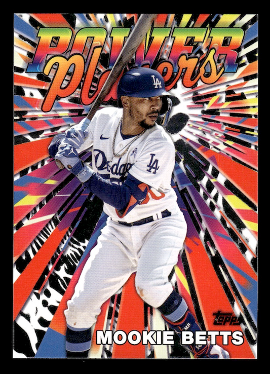 2025 Topps Celebration Power Players #PP9 Mookie Betts (Dodgers)