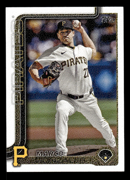 2025 Topps Canvas #113 Marco Gonzales #'d /50 Pittsburgh Pirates)