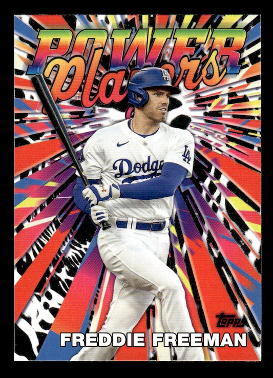 2025 Topps Celebration Power Players #PP24 Freddie Freeman (Dodgers)