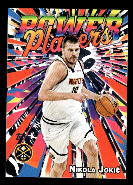 2025-26 Topps Power Players #PP12 Nikola Jokic (Denver Nuggets) NM